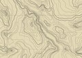 Abstract topographic map. vector Royalty Free Stock Photo