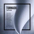 abstract tornado hurricane,natural disaster vector illustration Royalty Free Stock Photo