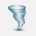 Abstract tornado on isolated background Royalty Free Stock Photo