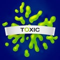 Abstract toxic vector color splash background