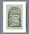 Abstract tracery linear fantasy wall art print