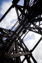 Abstract Train Track - Cloud sky