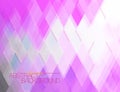 Abstract translucent purple tiles surface scene