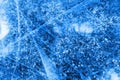 Abstract transparent texture natural ice of blue color Royalty Free Stock Photo