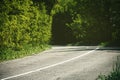 Abstract travel backgrounds with asphalt road