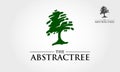 The Abstract Tree Logo Template. Royalty Free Stock Photo