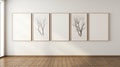 Abstract Tree Still Life Compositions: Minimalistic Drawings And Photography Installations