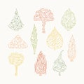 Abstract trees Royalty Free Stock Photo