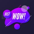 Abstract trendy dynamic style composition, promotion banner, dis