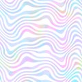 Abstract trendy wavy striped watercolor seamless pattern Royalty Free Stock Photo