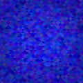 Abstract triangle blue background