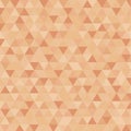 Abstract triangle in brown censor skin color background