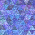 Abstract triangle pattern background - vector graphic design Royalty Free Stock Photo