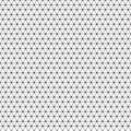Abstract triangle pattern.Vector background. Repetitive dotted geometric texture.Ordered triangles with dots on edges Royalty Free Stock Photo