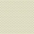 Abstract triangle pattern.Vector background. Repetitive dotted geometric texture.Ordered triangles with dots on edges Royalty Free Stock Photo