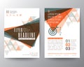 Abstract Triangle shape Poster Brochure Flyer design Layout