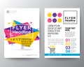 Abstract Triangle shape Poster Brochure Flyer design Layout