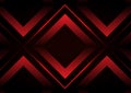Abstract triangle square center pattern red line background Royalty Free Stock Photo