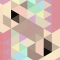Triangled abstract Royalty Free Stock Photo