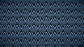 Abstract triangles pattern, black and white, monochrome, 3d render, computer graphics