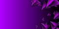 Abstract triangles pattern. Luxury triangles on violet background. Vector Royalty Free Stock Photo