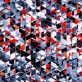 Abstract triangular modern pattern design