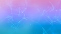Abstract triangular networks connecting dots. Geometric plexus background