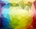 Abstract triangular vector background