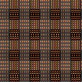 Abstract tribal psychedelic checkered seamless pattern, ethnic style, stylish background. Vector vintage ornamental Royalty Free Stock Photo