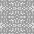 Abstract tribe ornament seamless vector pattern. Royalty Free Stock Photo