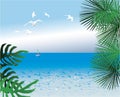 Abstract tropical backgrounds Royalty Free Stock Photo