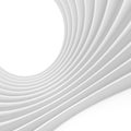 Abstract Tunnel Background. White Circular Building Royalty Free Stock Photo