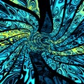 Abstract tunnel illustration