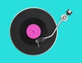 Abstract turntable Royalty Free Stock Photo