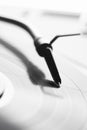 Abstract turntable with vinyl record Royalty Free Stock Photo