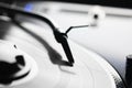 Abstract turntable with vinyl record Royalty Free Stock Photo