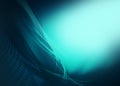 Abstract turquoise background with dynamic lines