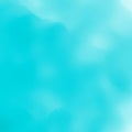 Abstract turquoise background with a soft, diffuse gradient blending shades of blue and