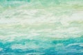Abstract turquoise background with wave shapes and textures