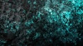 Abstract Turquoise & Black Texture Background, Dark Modern Art Backdrop Royalty Free Stock Photo