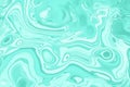 Abstract turquoise marble Background. Pastel sunbaked mint pattern. Trendy blue, green Digital fluid art wallpaper Royalty Free Stock Photo