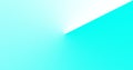 Abstract turquoise and white gradient background with radial light effect