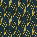 Abstract twig sprig botanical seamless pattern abstract background