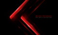 Abstract twin red arrow grass glossy direction geometric on black design modern luxury futuristic technology creative background