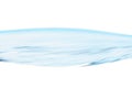 Abstract Twisted blue water flow on white background Royalty Free Stock Photo