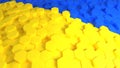 Abstract Ukraine geometric background