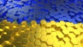 Abstract Ukraine geometric background