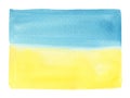 Abstract Ukrainian flag