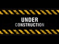 Abstract under construction background