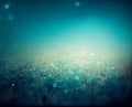Abstract underwater background with bubbles and plants. Blue and blurred. Generative AI